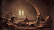 Francisco de Goya Das Pestlazarett France oil painting artist